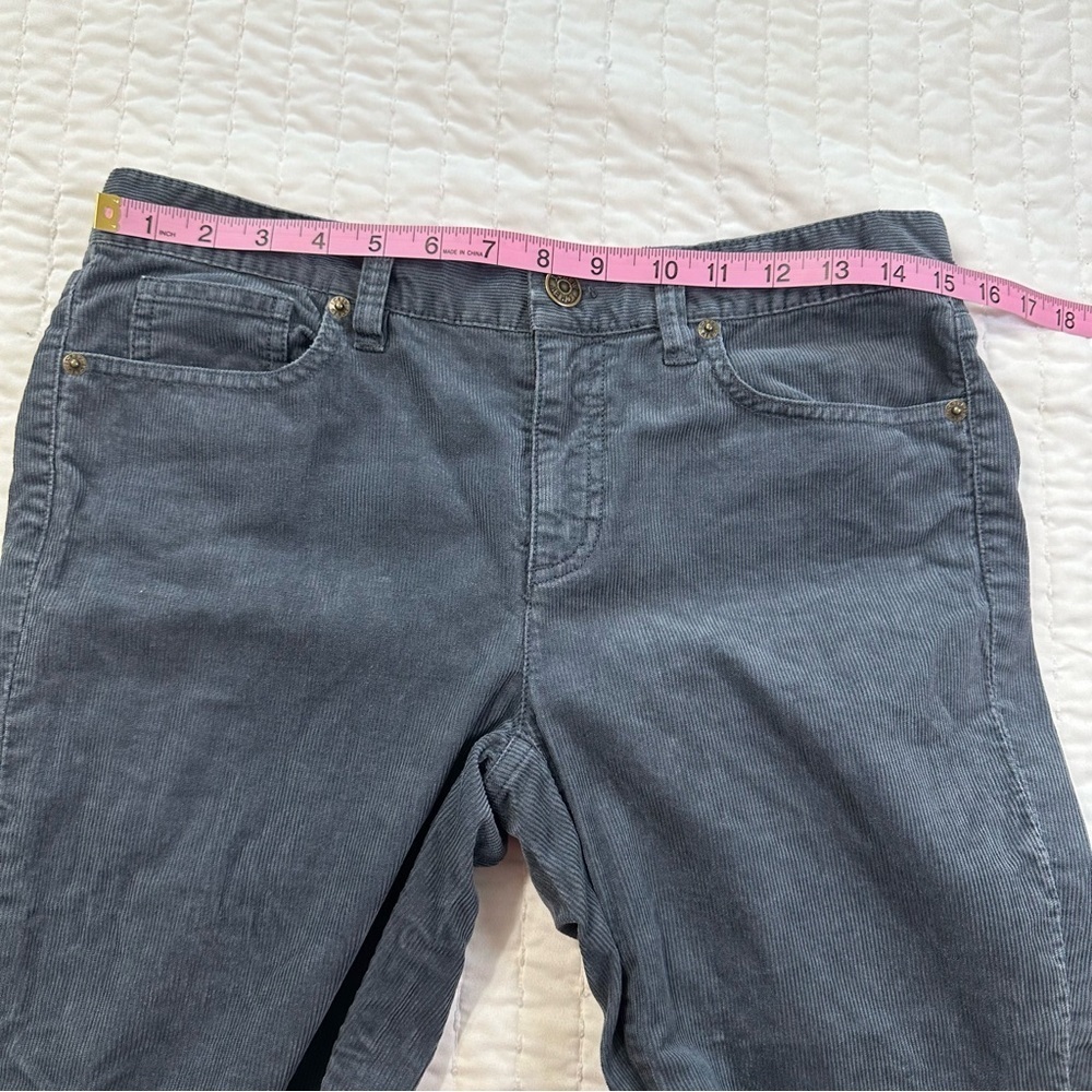 J. Crew Women's Straight Leg Jeans  Stretch in Dark Gray - Picture 5 of 11